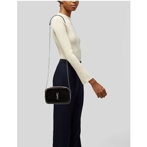 Yves Saint Laurent Black Camera Crossbody Bag